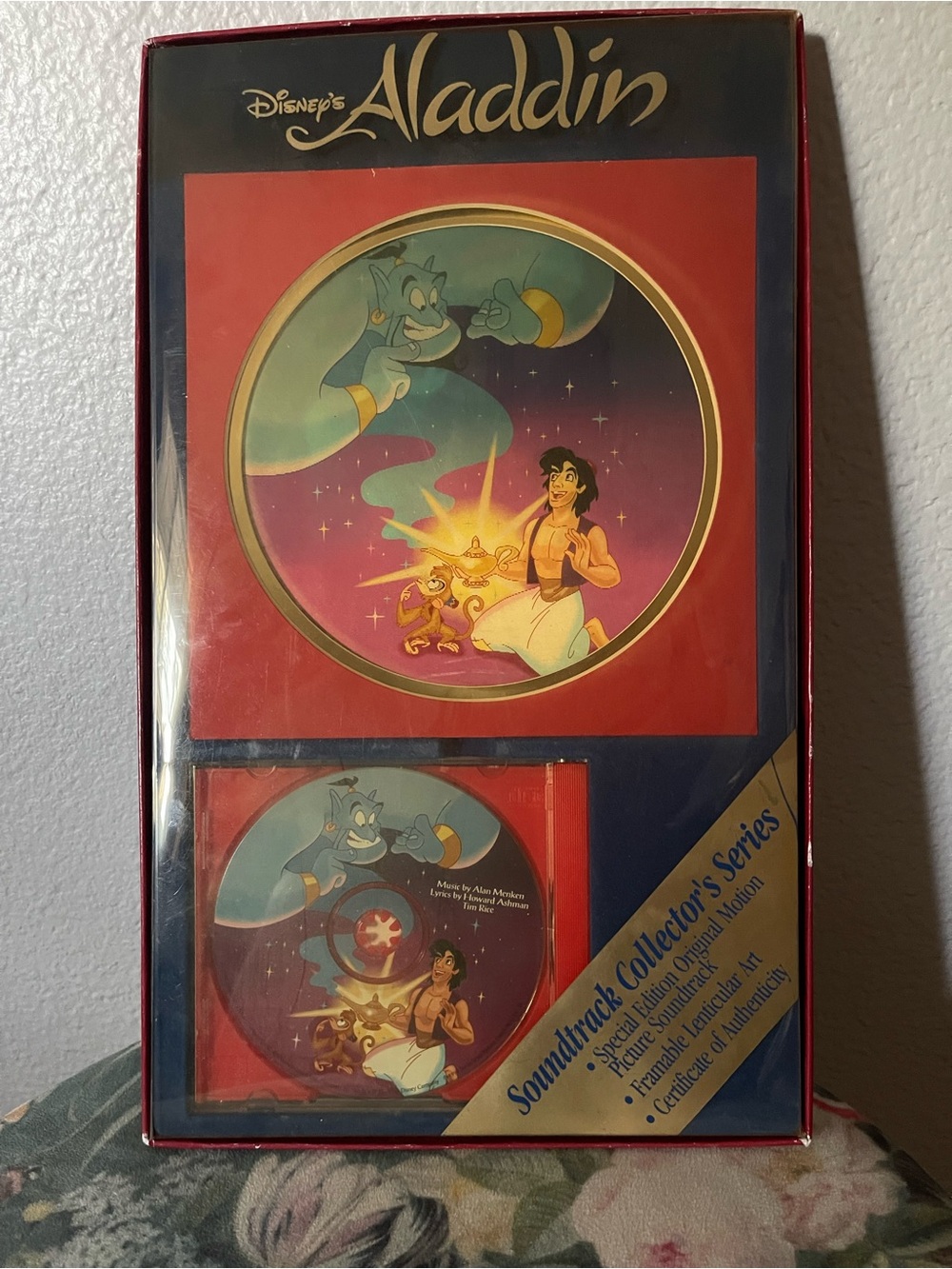 Disney Aladdin Soundtrack Collector's Series - Maroon & Gold